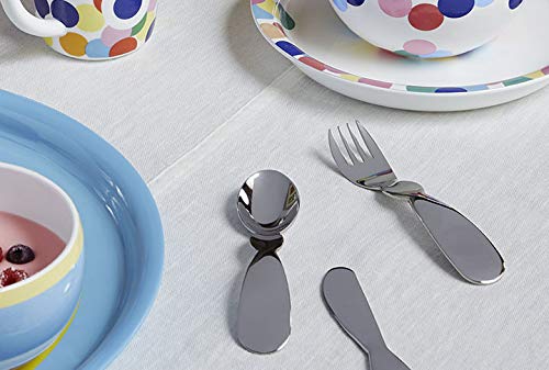 Alessi Tavola AM41S3 Alessini set posate bambino 3 pezzi lucido
