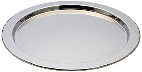 ALESSI Tavola 5001/37 guantiera rotonda acciaio 37cm Sottsass