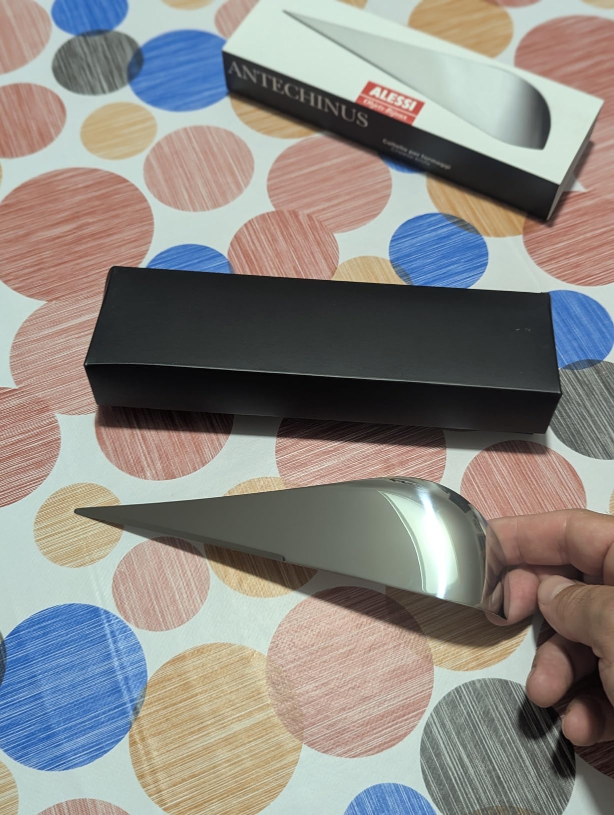 Alessi Atechinus AD01 Coltello Formaggi Acciaio 19 cm