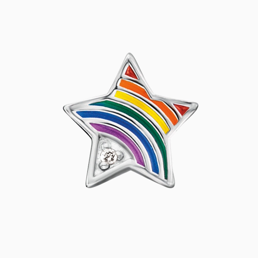 Engelsrufer Orecchini Bambina Acciaio Stella Arcobaleno