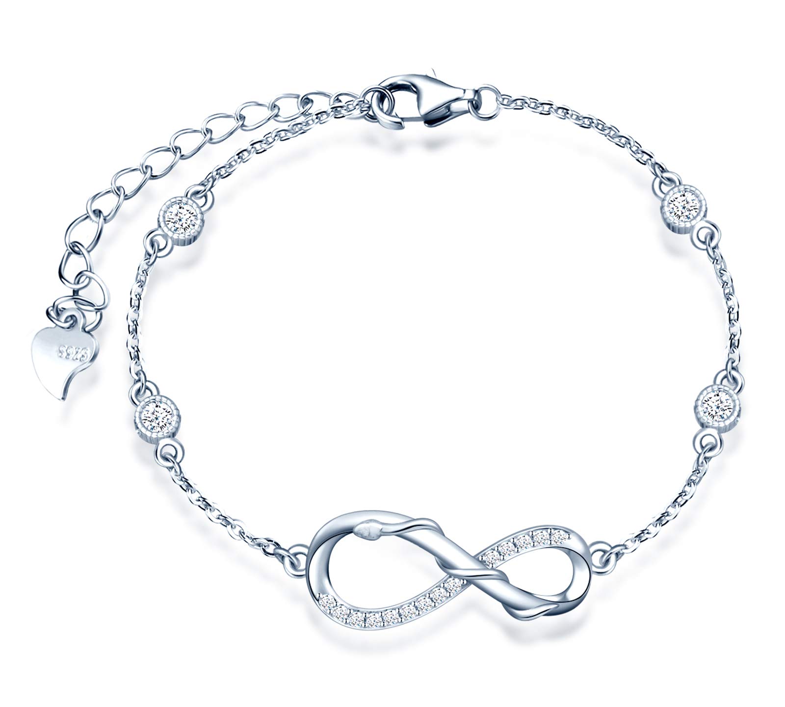 INFINIONLY Fashion Collana argento 925 infinito serpente