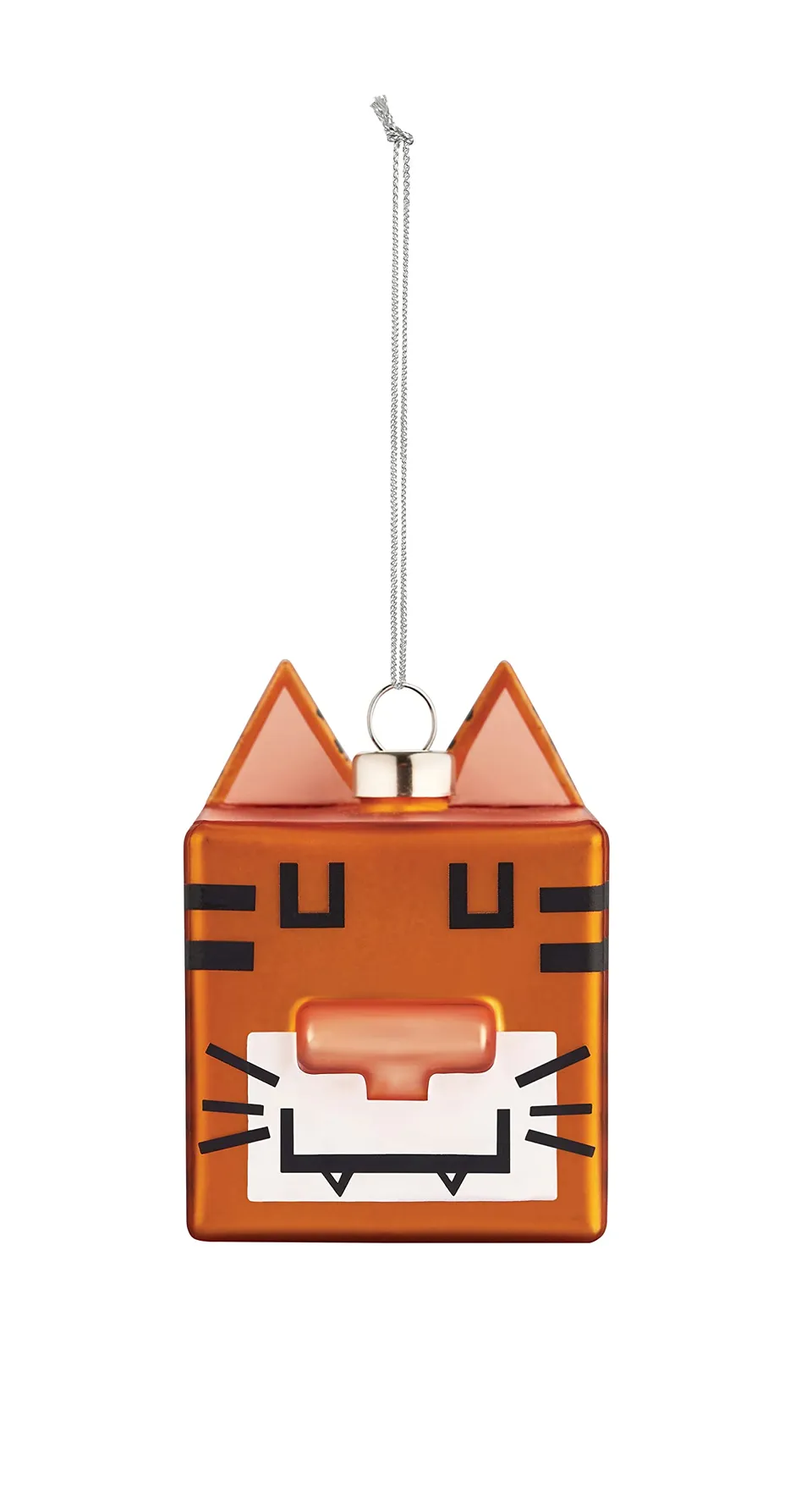 Alessi Palle Quadrate GJ02 13 pallina Natale tigre vetro