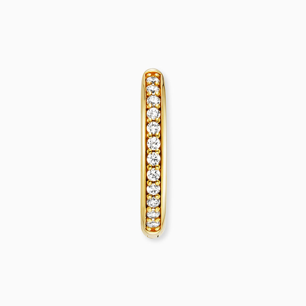 Engelsrufer Lola Creole Orecchini Cerchi Argento Oro Zirconia