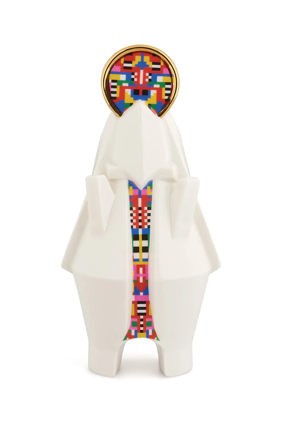 Alessi ESA05 2 statuina Madonna presepe porcellana