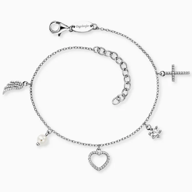 Engelsrufer Fede Amore Speranza bracciale argento zirconia
