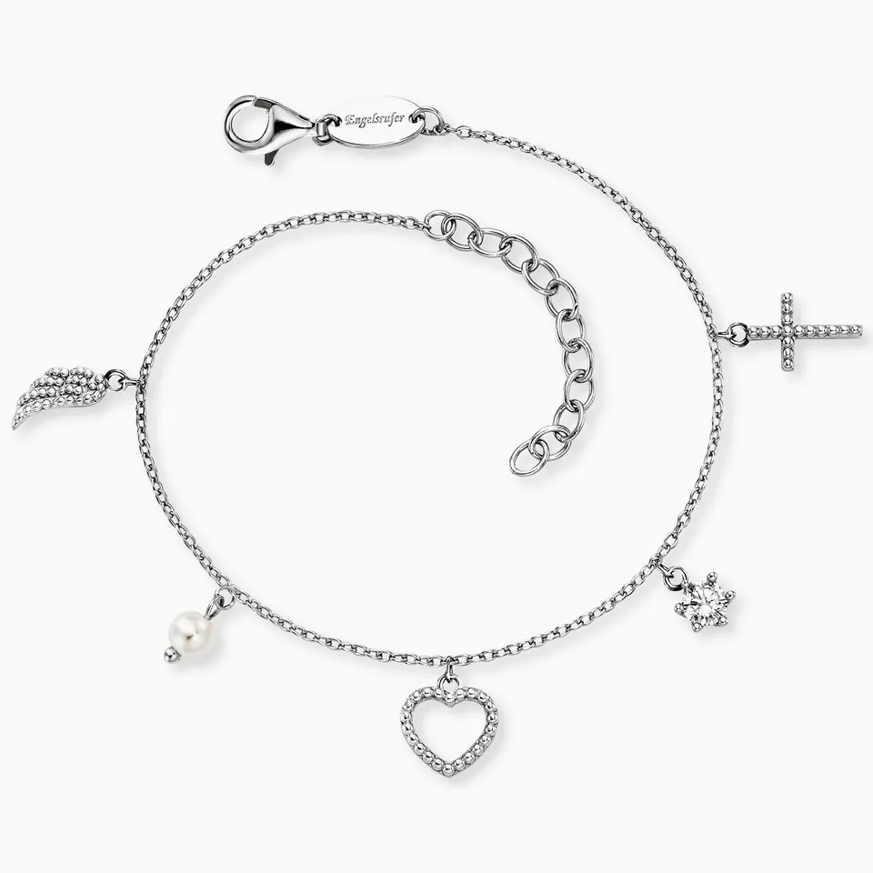 Engelsrufer Fede Amore Speranza bracciale argento zirconia