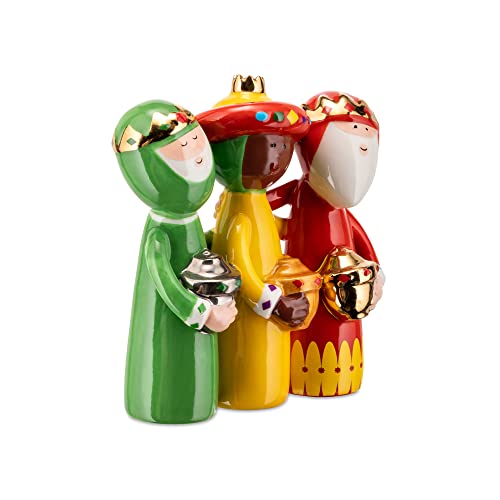 Alessi Uno Due Tre AGJ01 4 statuina Re Magi porcellana