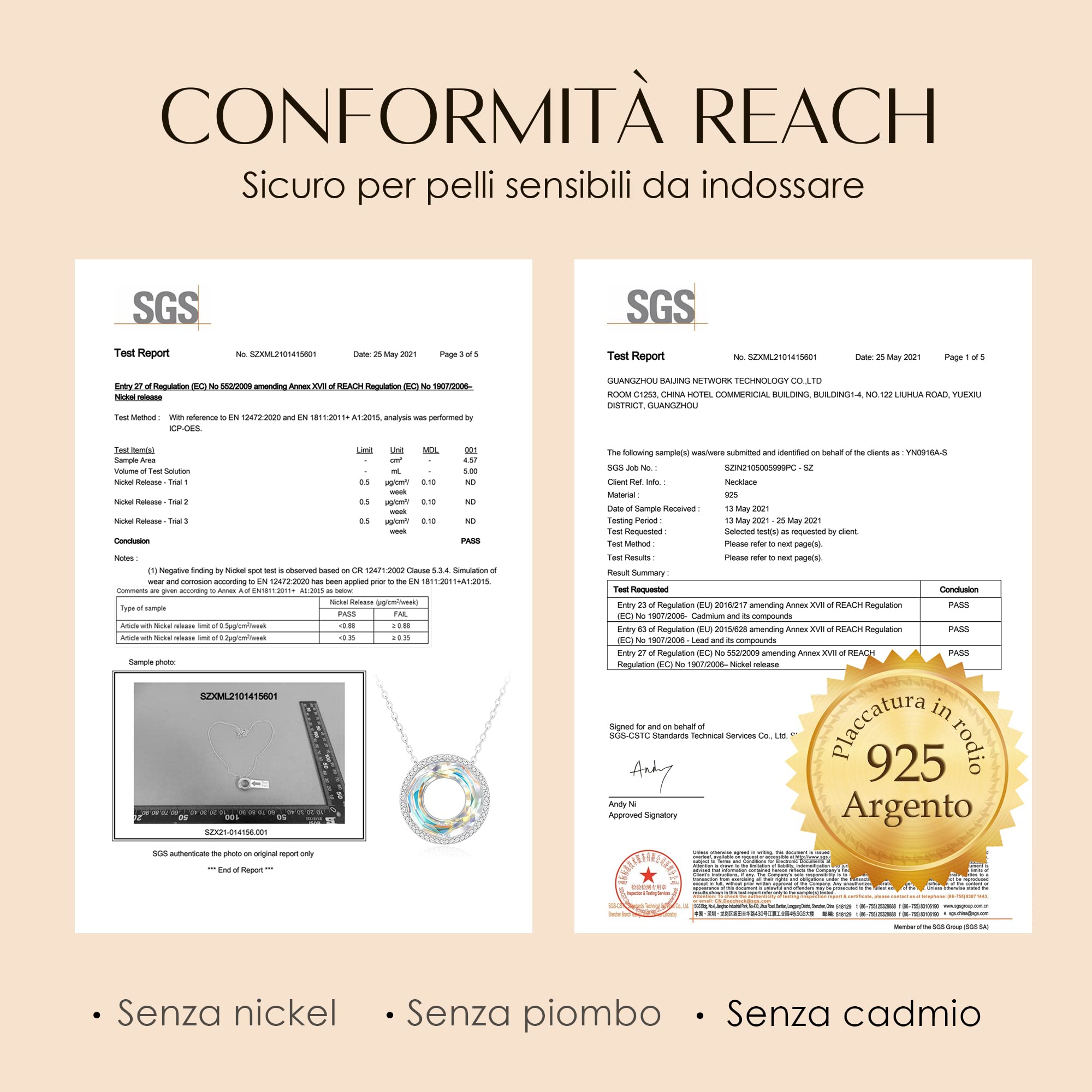 Louisa Secret Collana Donna Argento 925 Regalo Mamma