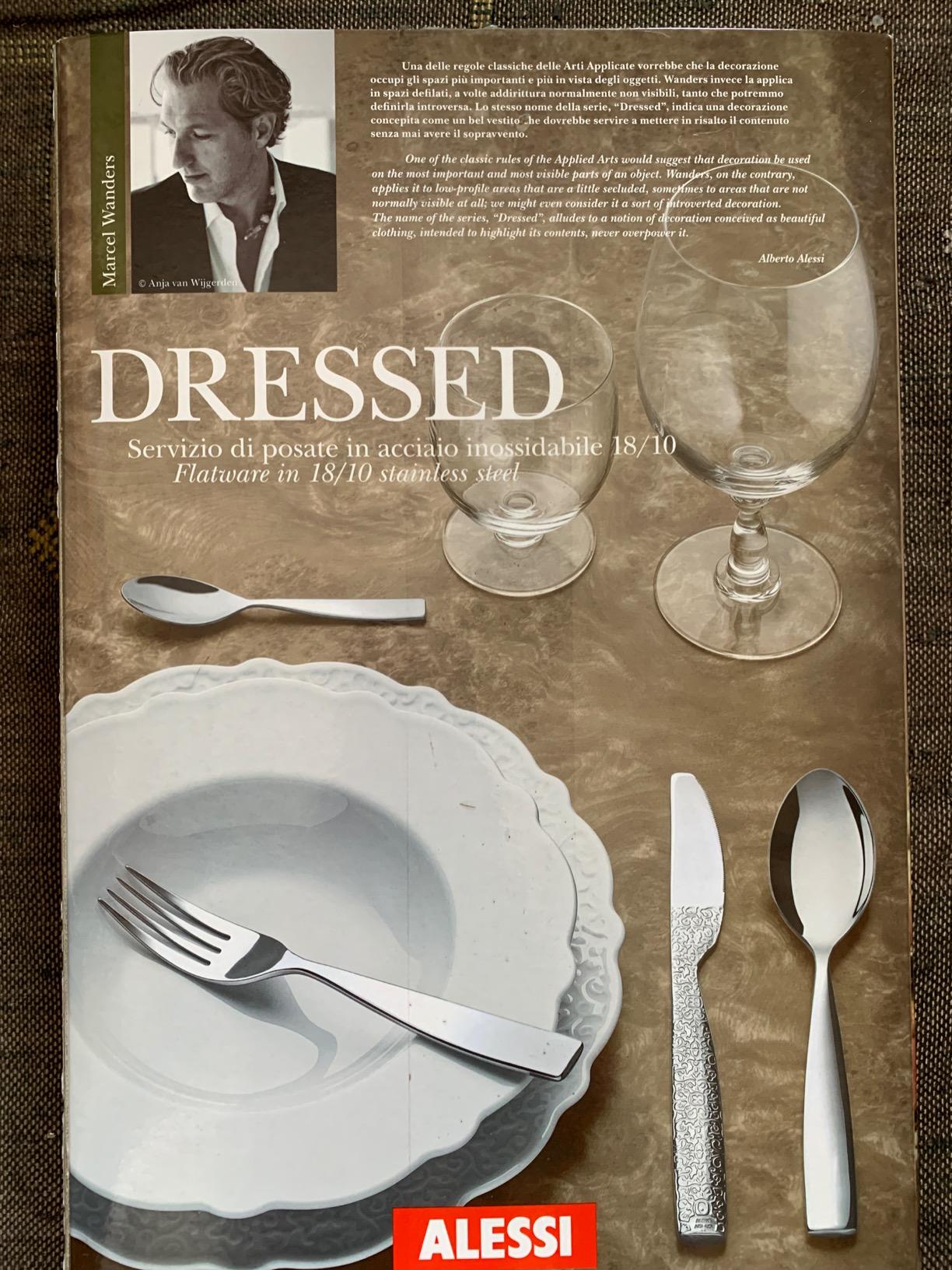 Alessi Dressed MW03S24 Servizio Posate 24 Pezzi Acciaio