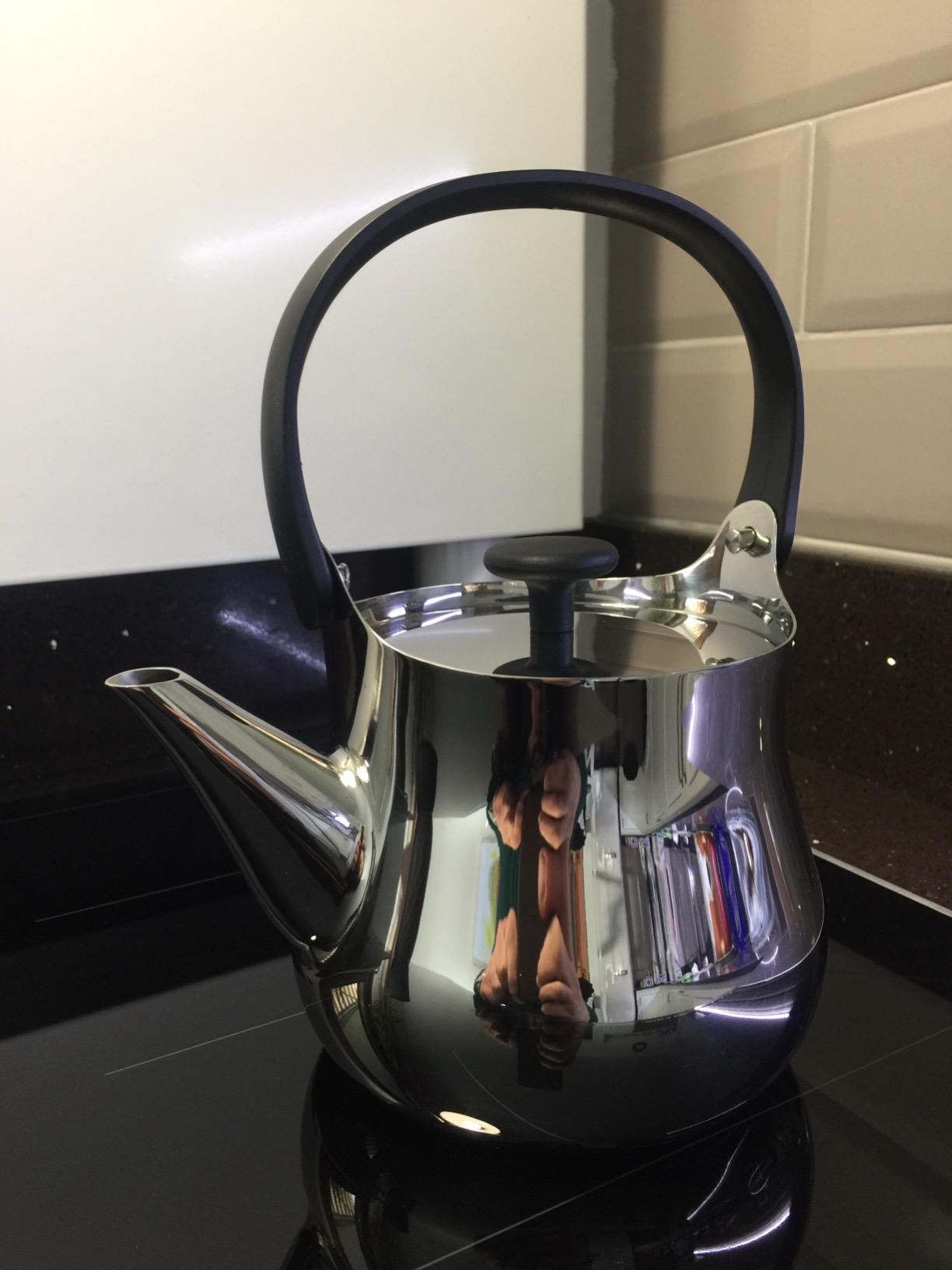 Alessi Cha NF01 Teiera Acciaio 90 cl con Infusore