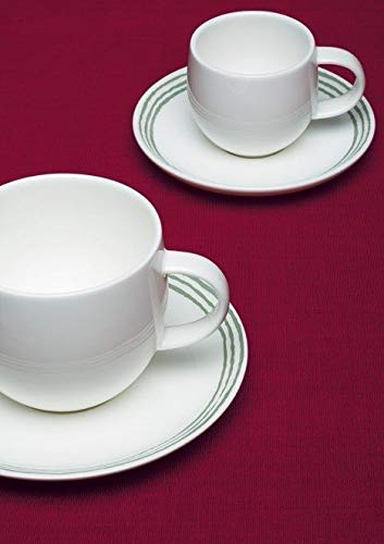Alessi Acquerello AGV31/77 sottotazza caffè bone china bianco verde