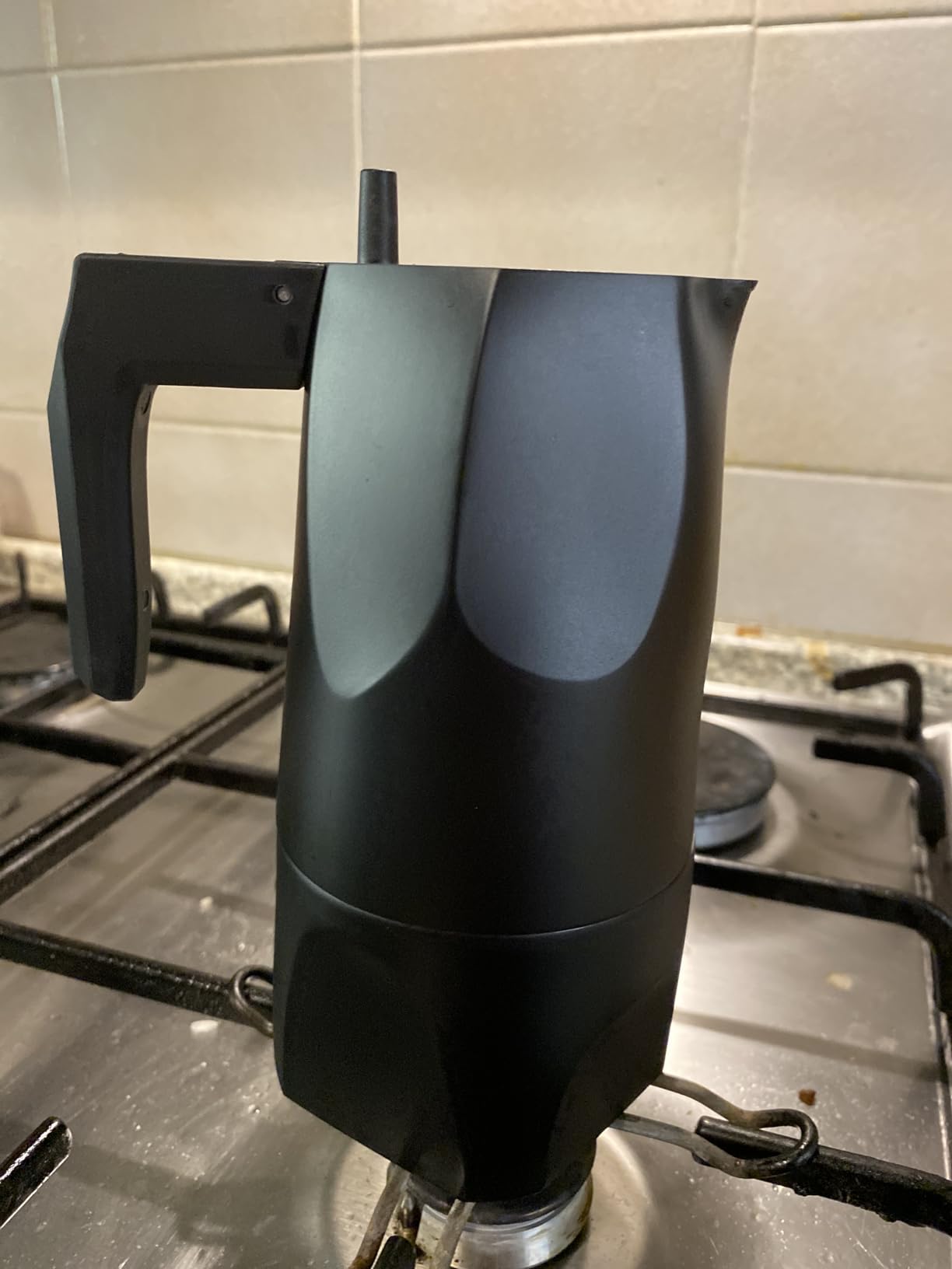 Alessi Ossidiana MT18/3 B caffettiera nera 3 tazze