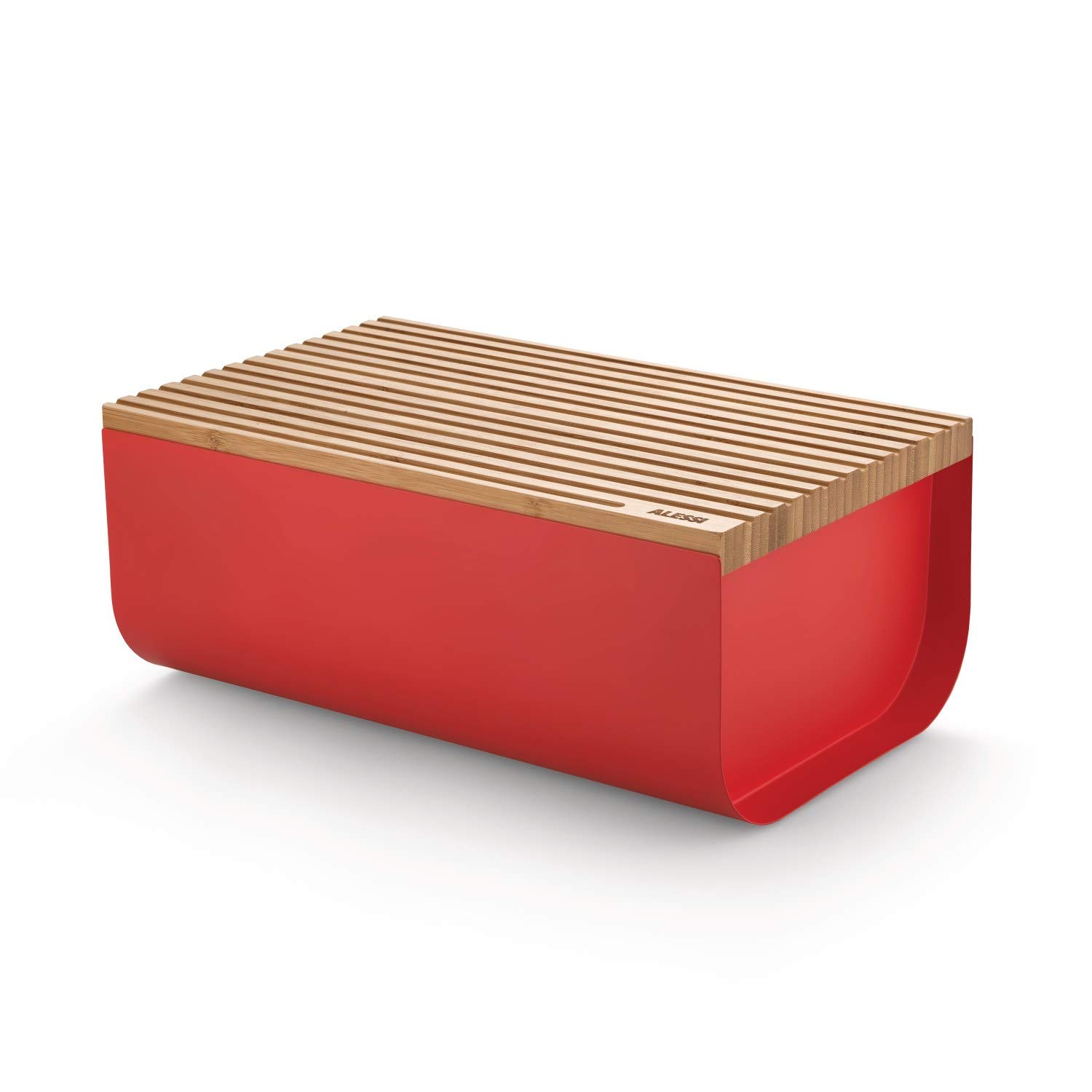 ALESSI DOMENICO Mattina BG03 R Cassetta pane rosso bambù