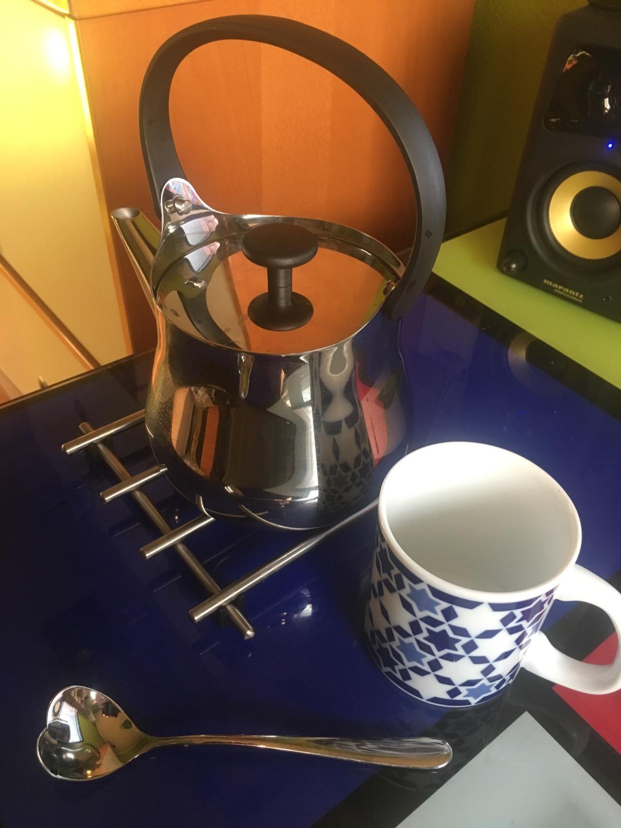 Alessi Cha NF01 Teiera Acciaio 90 cl con Infusore
