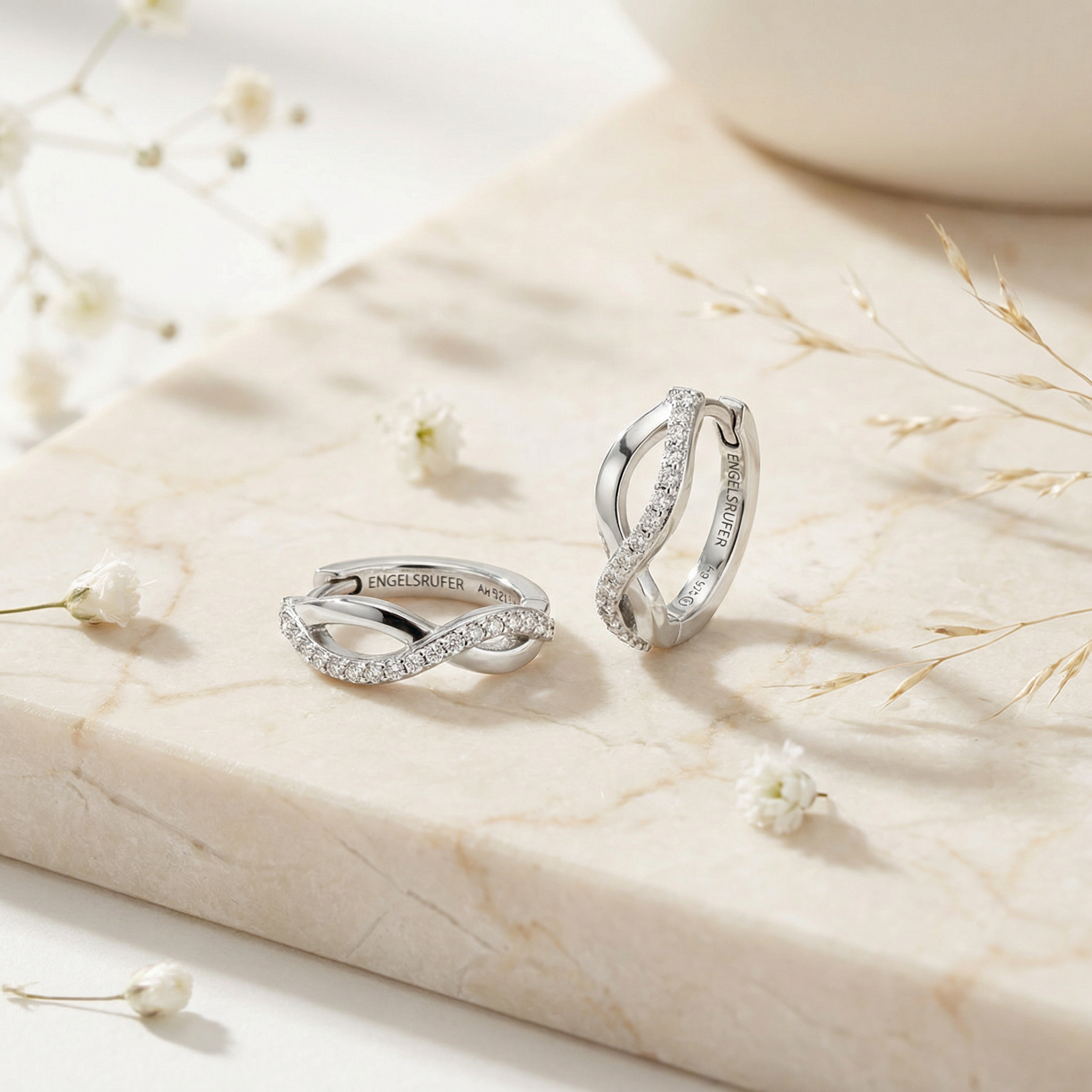 Engelsrufer Paradise creole argento 925 orecchini zirconia