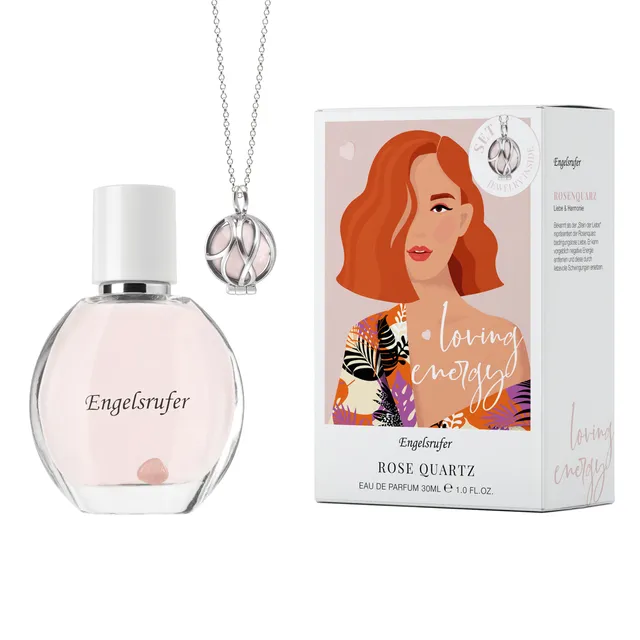 Engelsrufer Powerful Stone set profumo 30ml collana quarzo