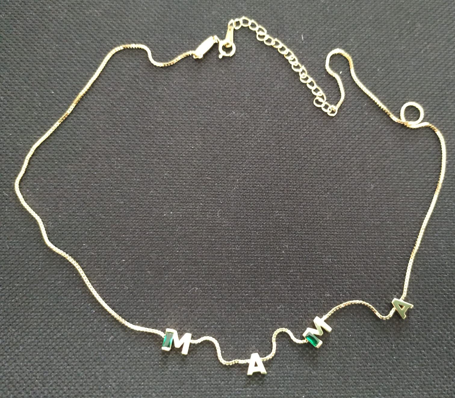 LOUISA SECRET Maman bracciale argento 925 verde zirconi