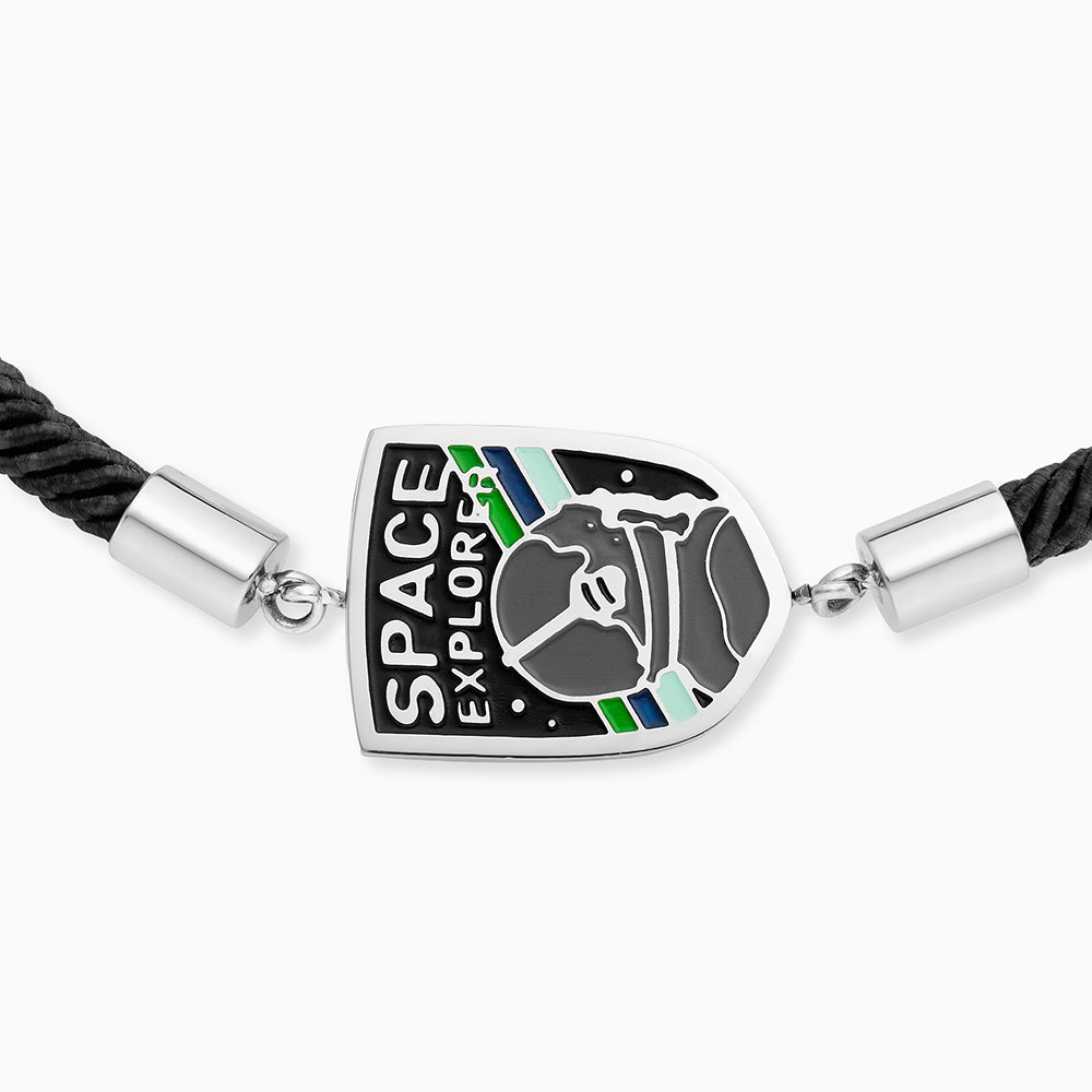 Engelsrufer Kinder Bracciale Acciaio Astronauta Smalto 16-19cm