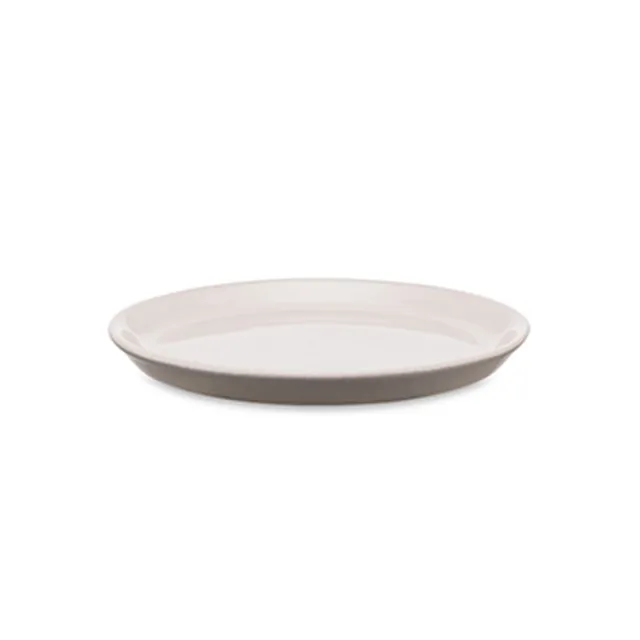 Alessi Tonale DC03/77 LG piattino ceramica grigio chiaro set 4