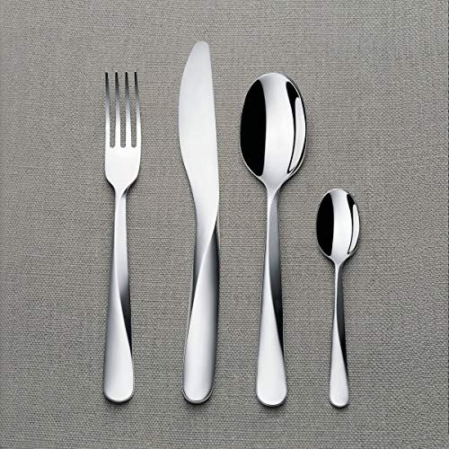 Alessi Giro UNS03/5 Forchetta da Frutta Set 6 Pezzi Lucido