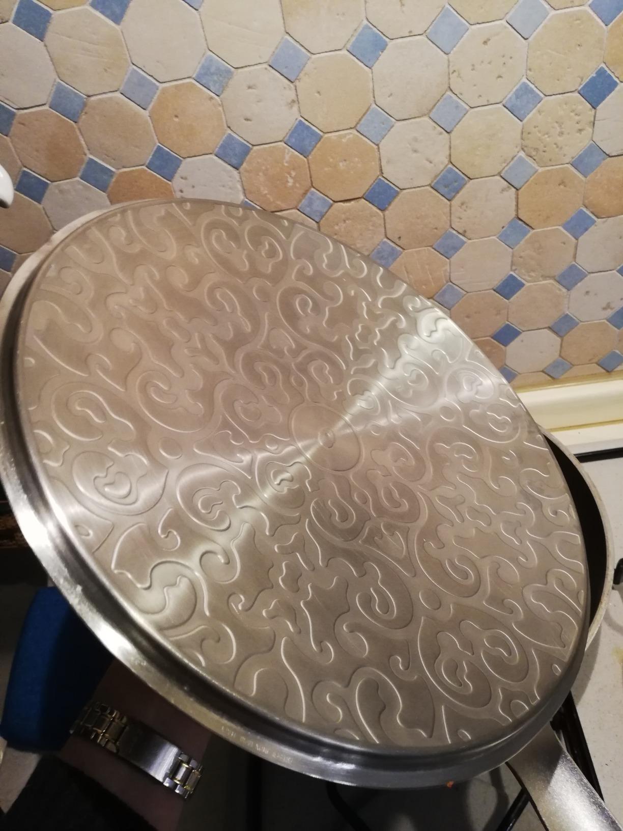 Alessi Dressed MW200/28 Coperchio Acciaio 28 cm Rilievo