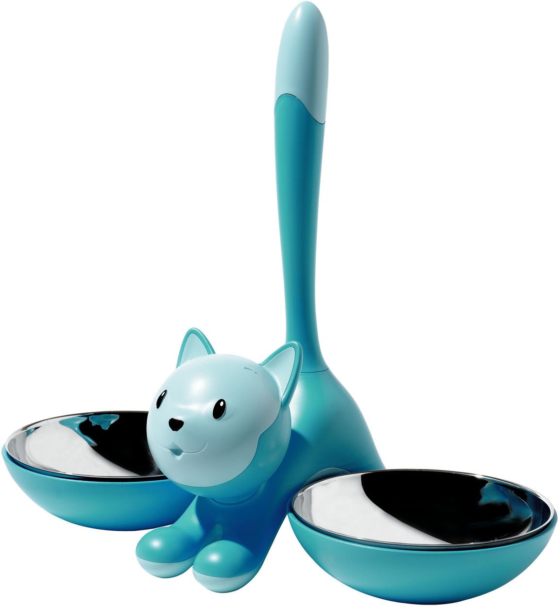 Alessi AMMI09 B Tigrito Ciotola Animali Nero Acciaio