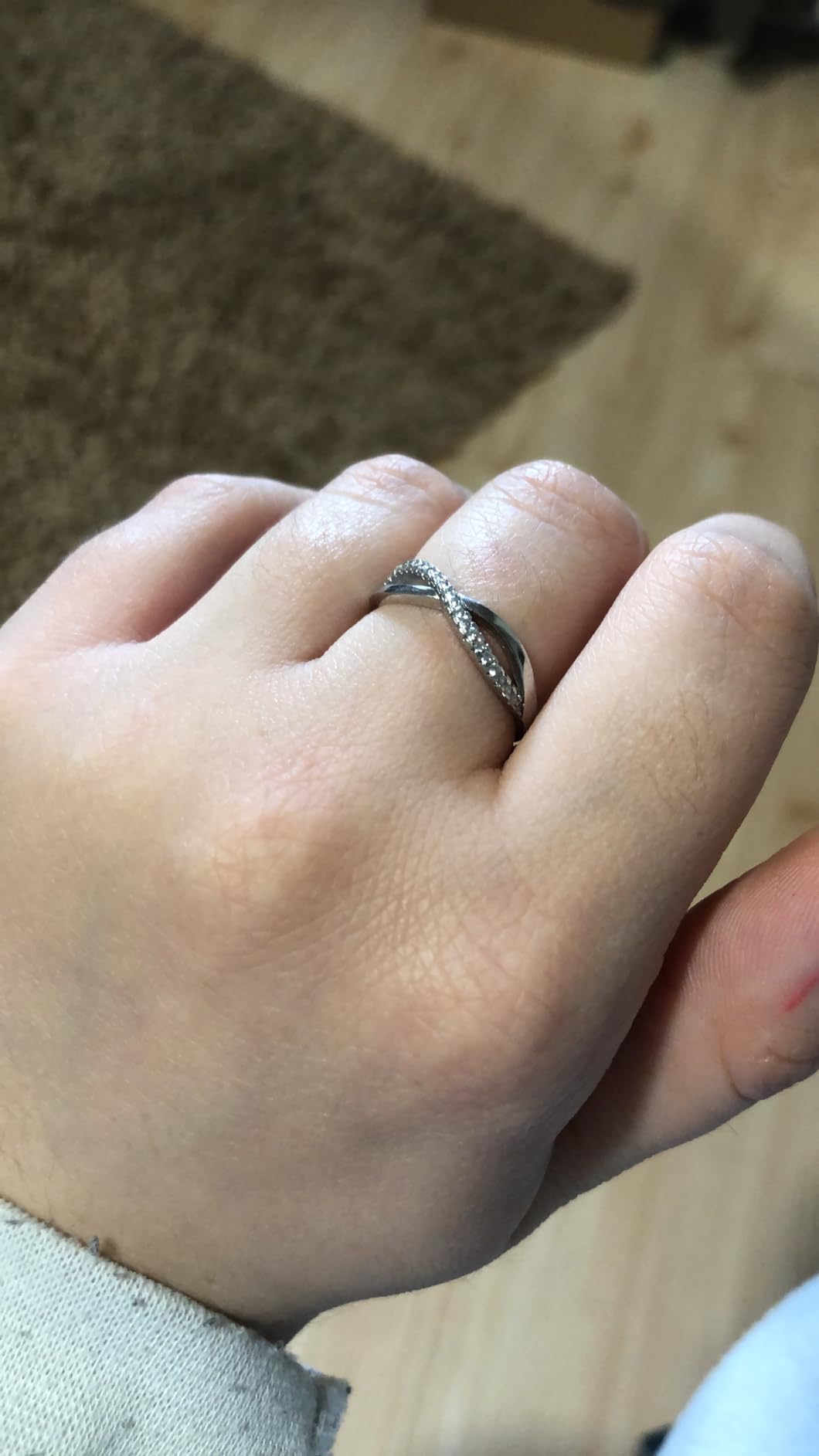 INFINIONLY Fashion Rings anello infinito argento 925 regolabile