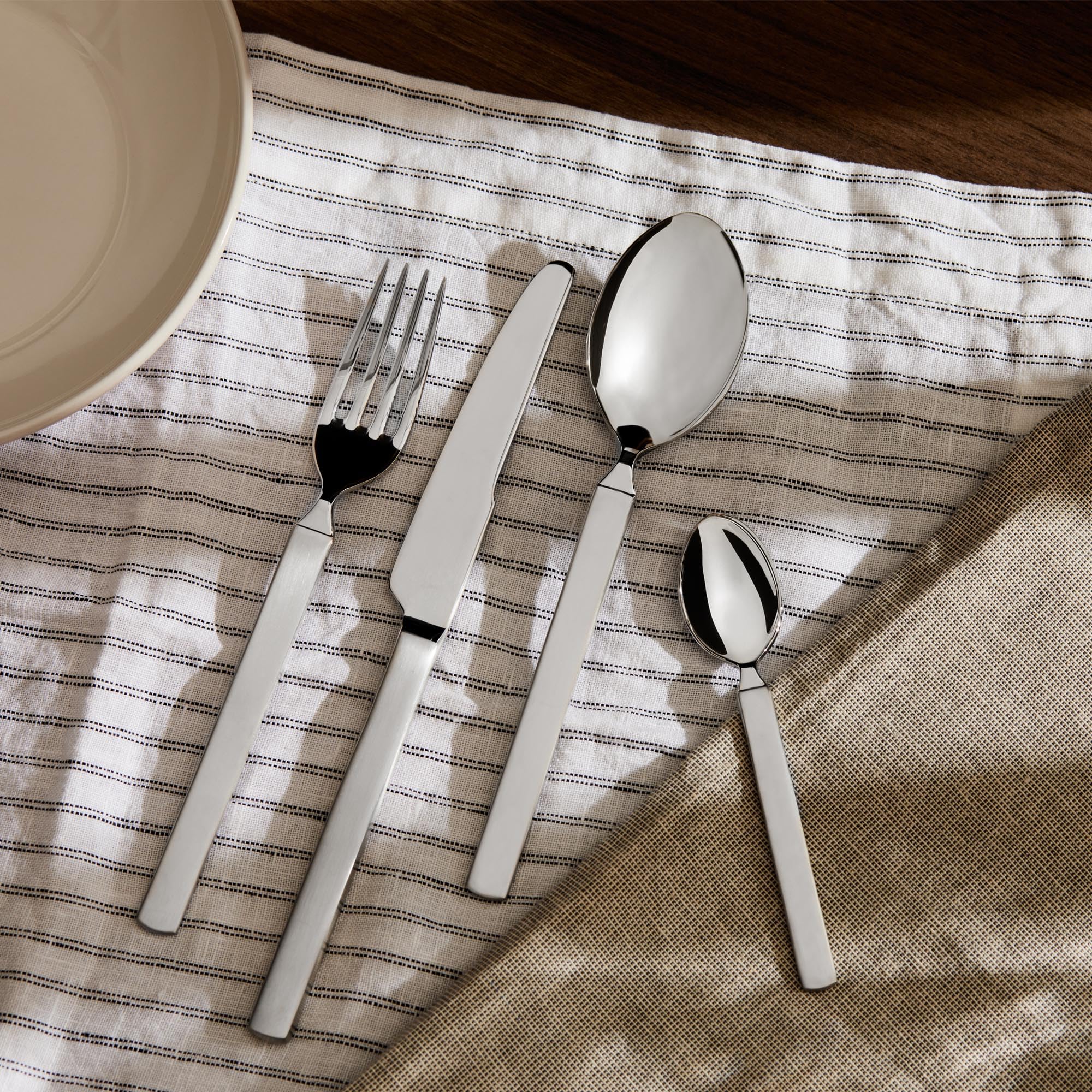 Alessi Tavola Dry 4180S24 Servizio Posate 24 Pezzi Acciaio