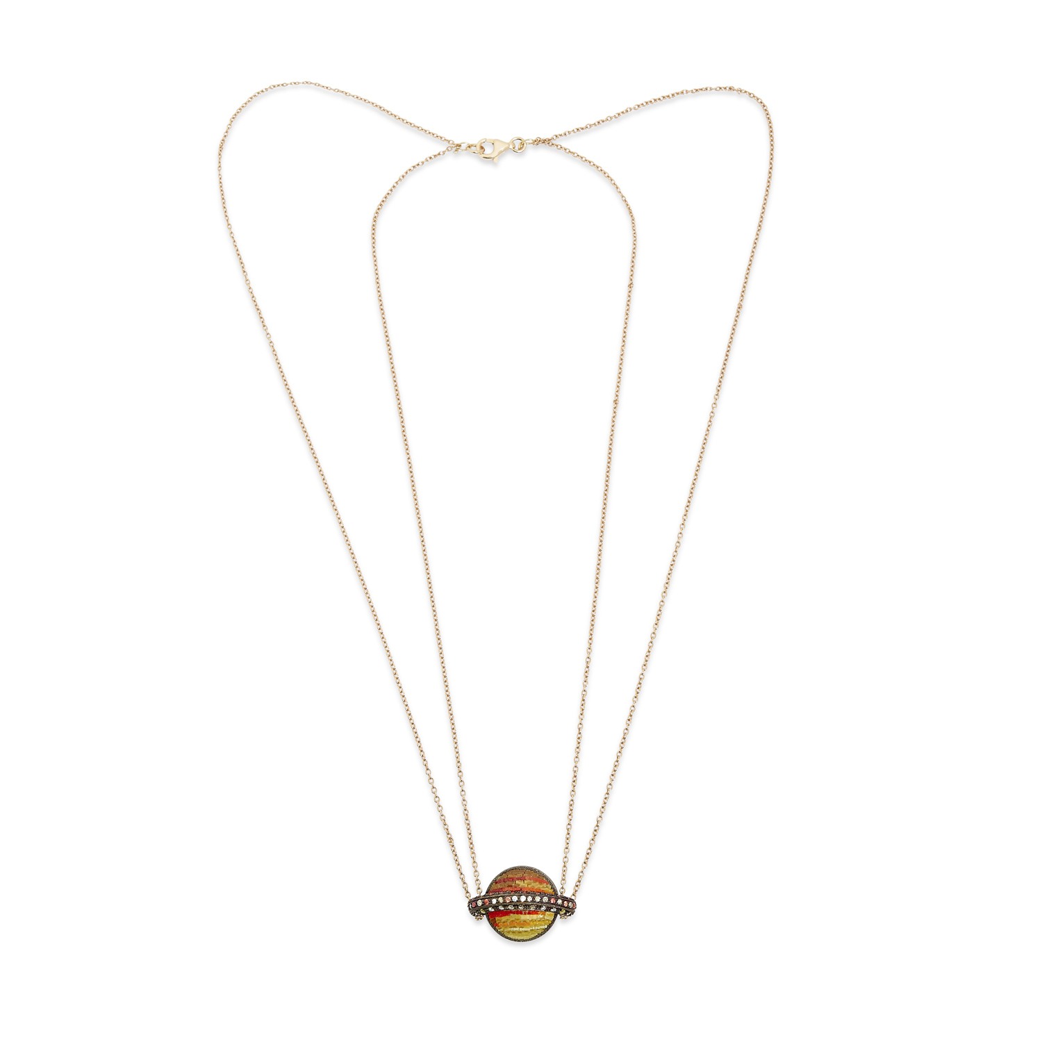 Le Sibille Collane Saturno Necklace collana oro rosa