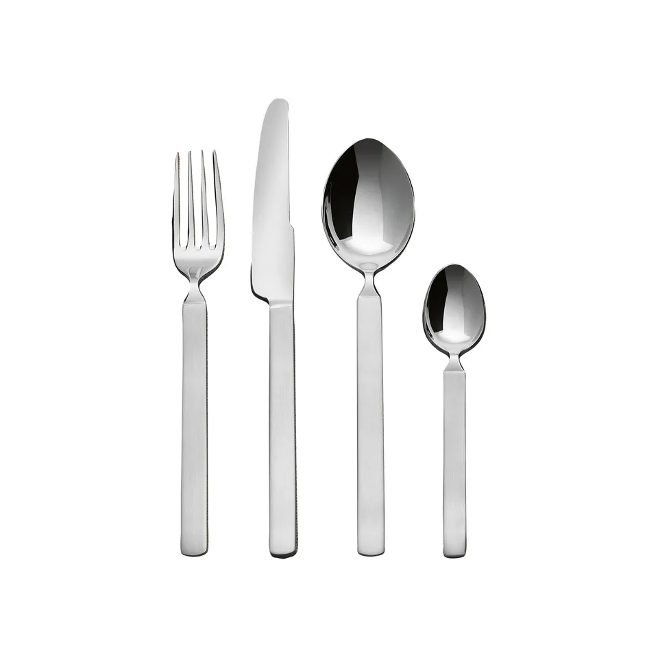 Alessi Tavola Dry 4180S24 Servizio Posate 24 Pezzi Acciaio