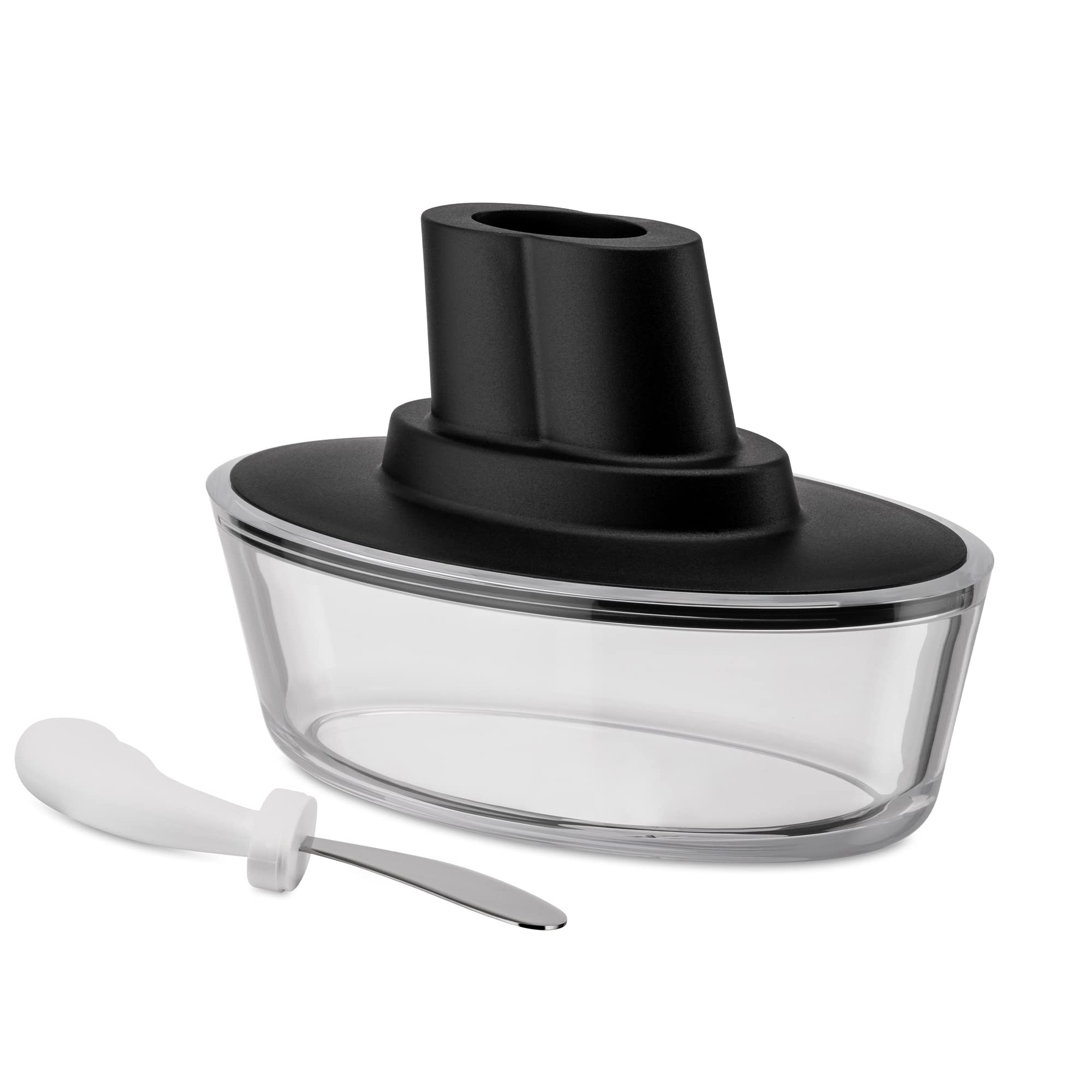 Alessi Ship Shape ASG13 B contenitore nero 15,5 cm