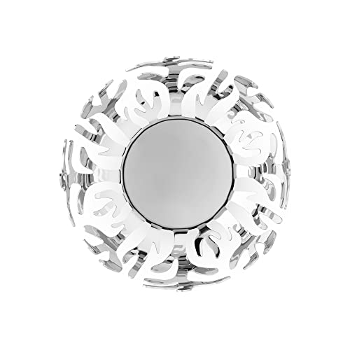 Alessi ESI01/25 Mediterraneo fruttiera acciaio 25 cm argento
