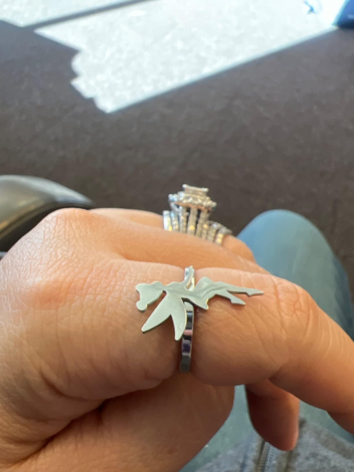 EUEAVAN Rings Wendy Anello Oro Fata Pixie