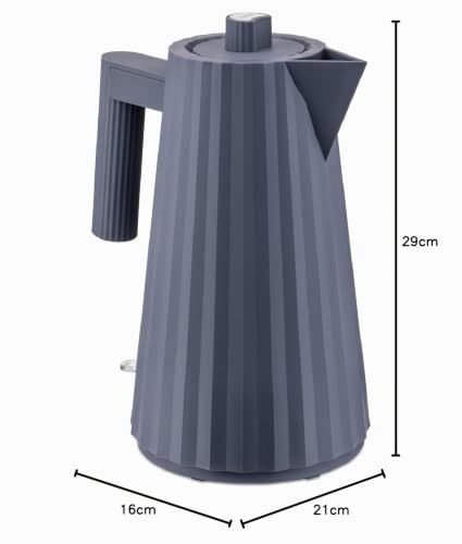 Alessi Plissé MDL06 G Bollitore Elettrico Grigio 1,7 L