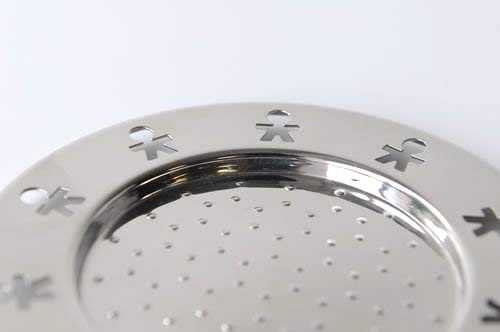 Alessi Girotondo AKK80/13 sottobicchiere acciaio lucido 18/10