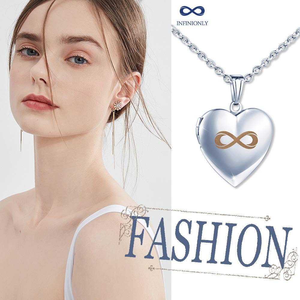 Infinionly Fashion collana fotografica infinito silver acciaio