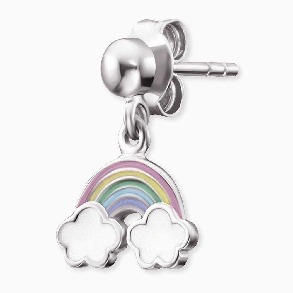 Engelsrufer Kinder Regenbogen Orecchini Bambina Acciaio Smalto