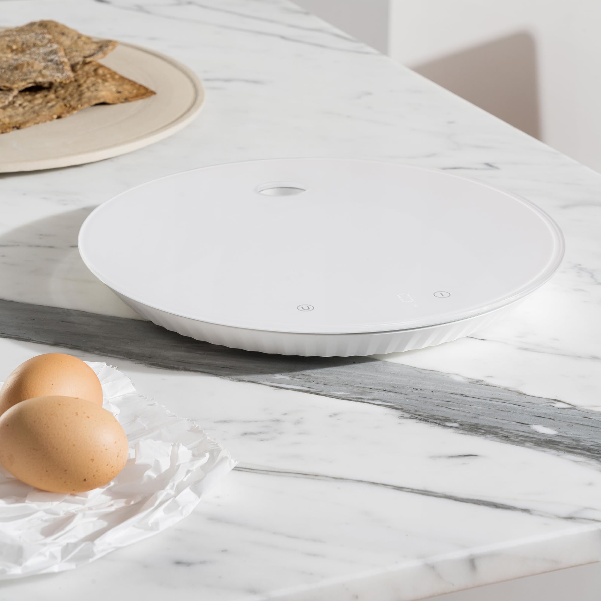 Alessi Plissé MDL16 B Bilancia Cucina Digitale Nero Vetro