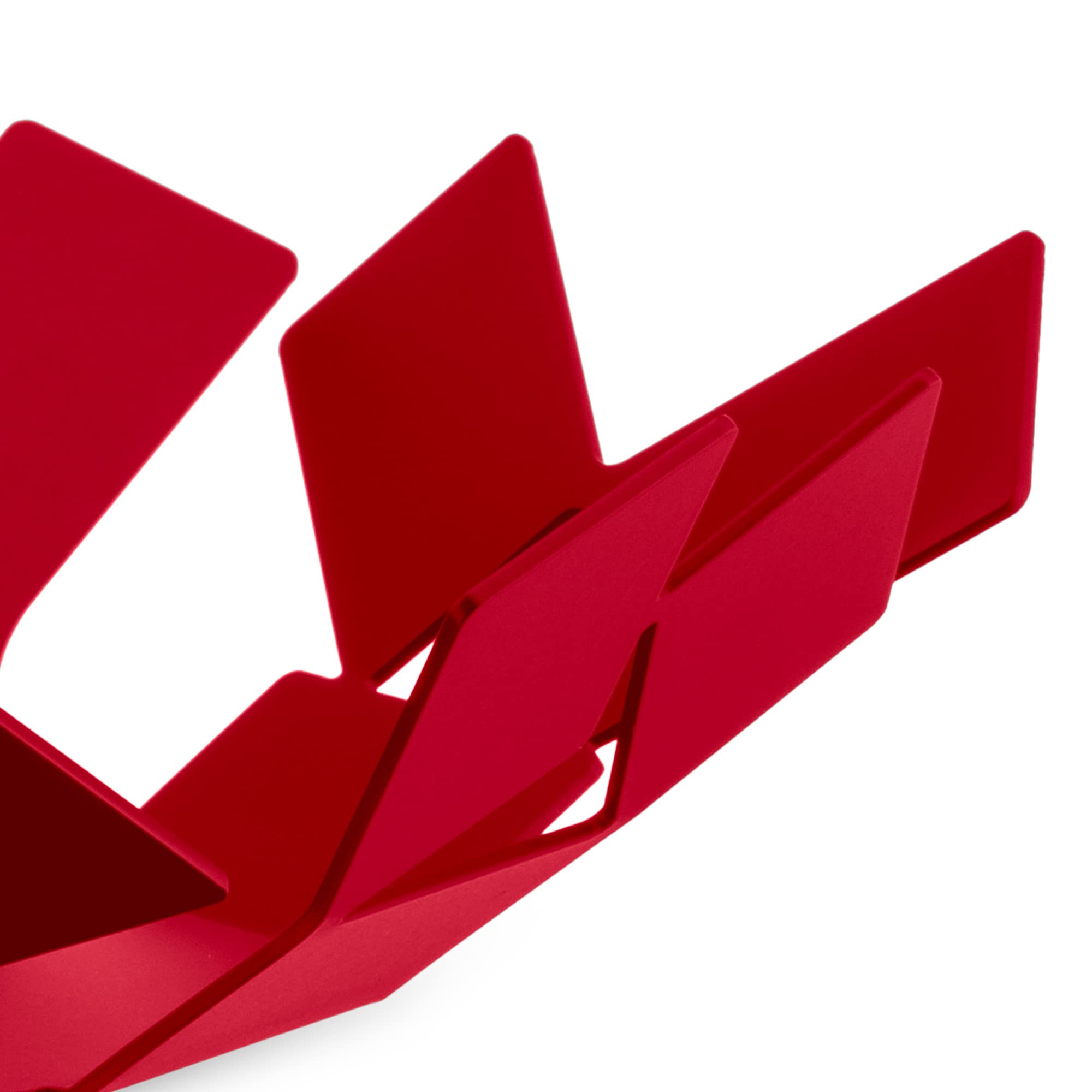 Alessi Stanza Scirocco MT01 R Cestino Acciaio Rosso