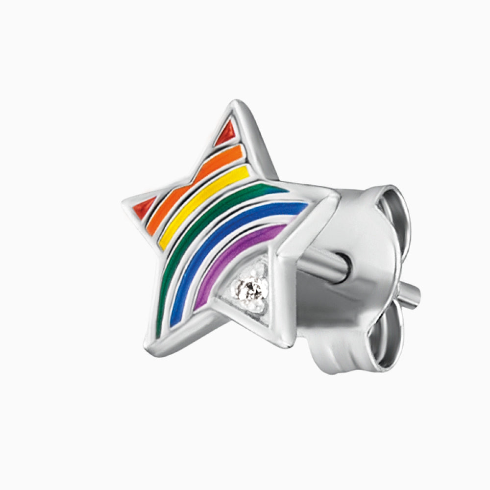 Engelsrufer Orecchini Bambina Acciaio Stella Arcobaleno