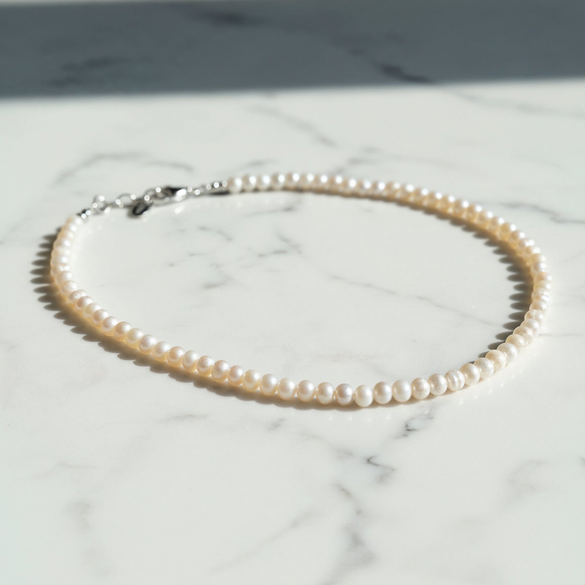 Engelsrufer Ketten Collana Perle Acqua Dolce Argento 40cm