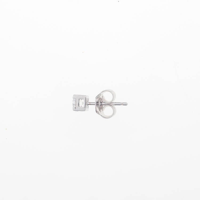 Chic Ad Hoc Orecchini Punto luce perno argento zircone 4mm