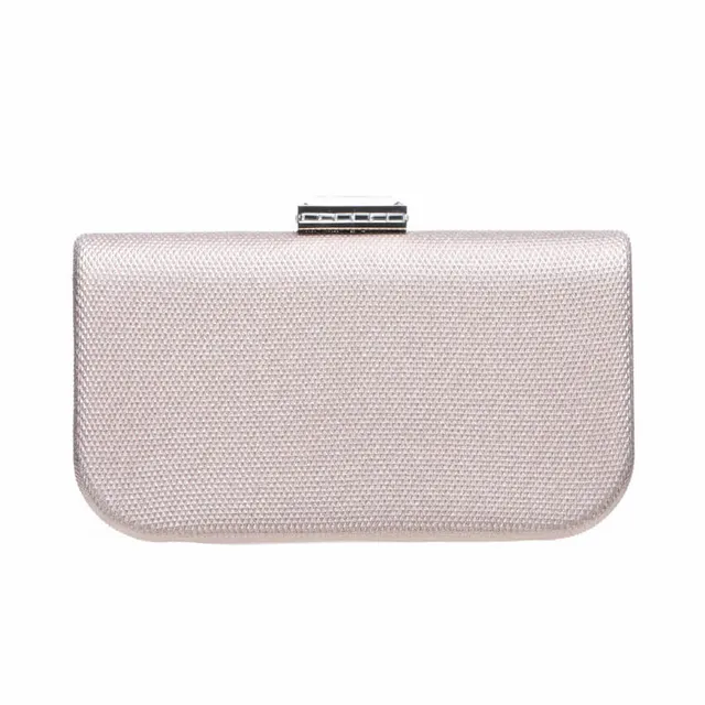 Chic Ad Hoc Borse Clutch rigida nude chiusura gioiello