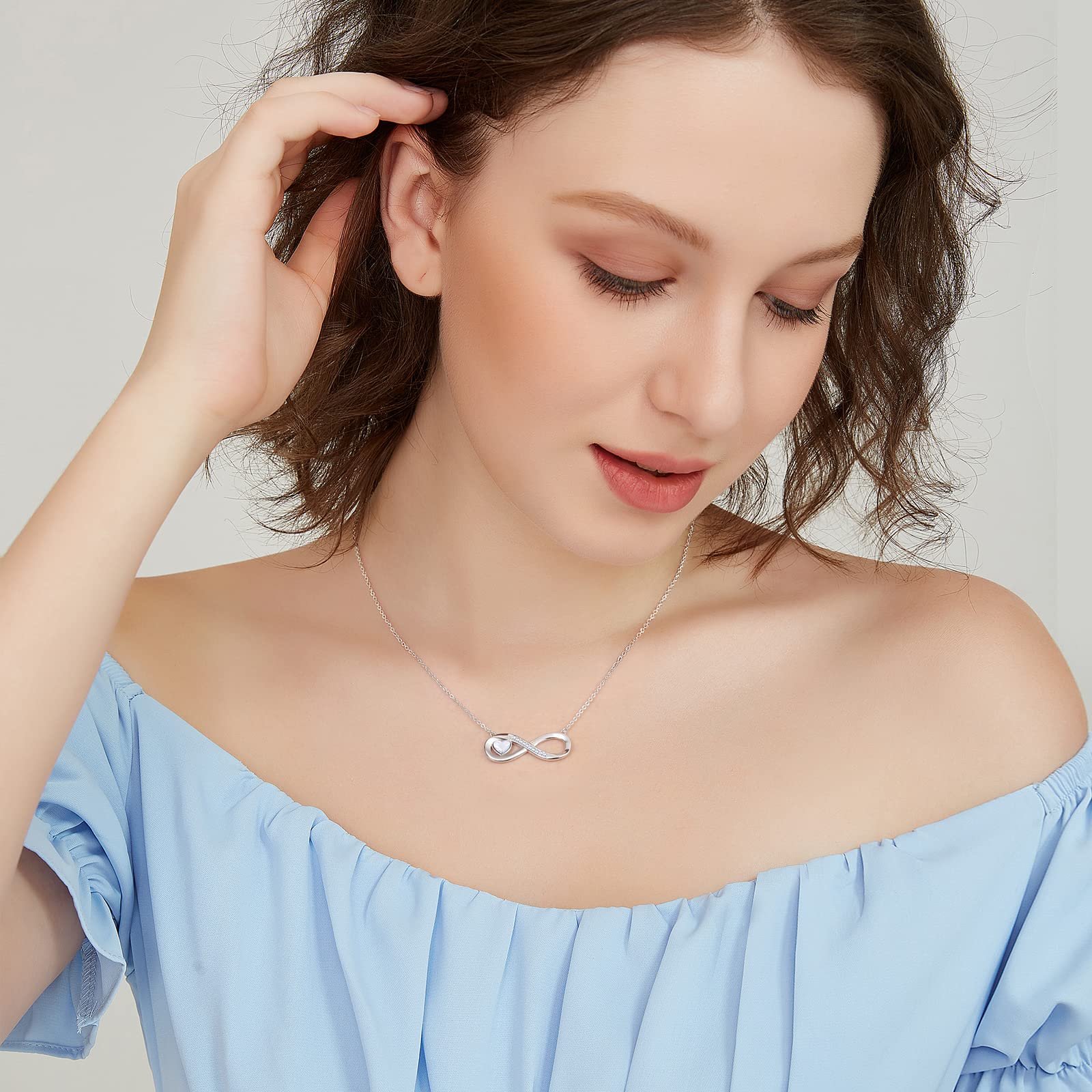 Louisa Secret Infinito Collana Donna Argento 925 Bianco