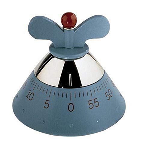 Alessi A09 Timer Cucina Meccanico Azzurro 60 Minuti