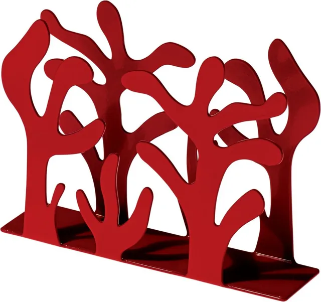 Alessi Mediterraneo ESI03 R portatovaglioli rosso acciaio