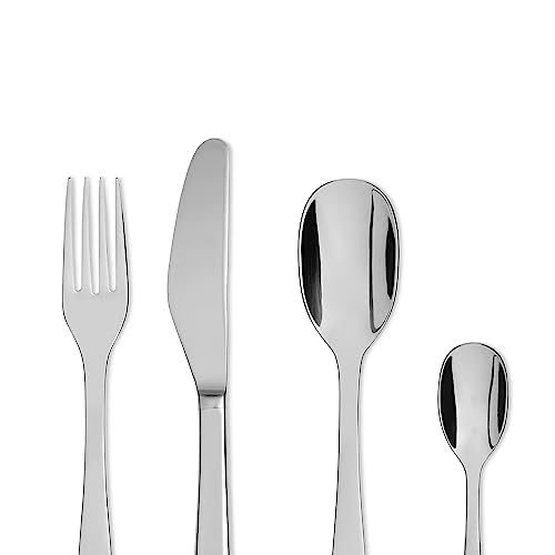 Alessi KnifeForkSpoon AJM22S24M Servizio Posate 24 Pezzi Acciaio 18/10