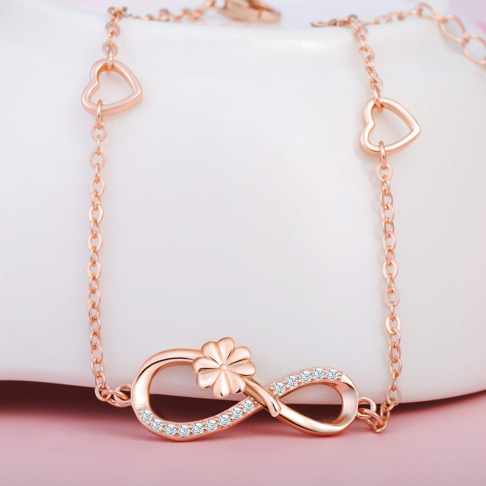Infinionly Fashion Bracelets bracciale infinito argento A-cuore