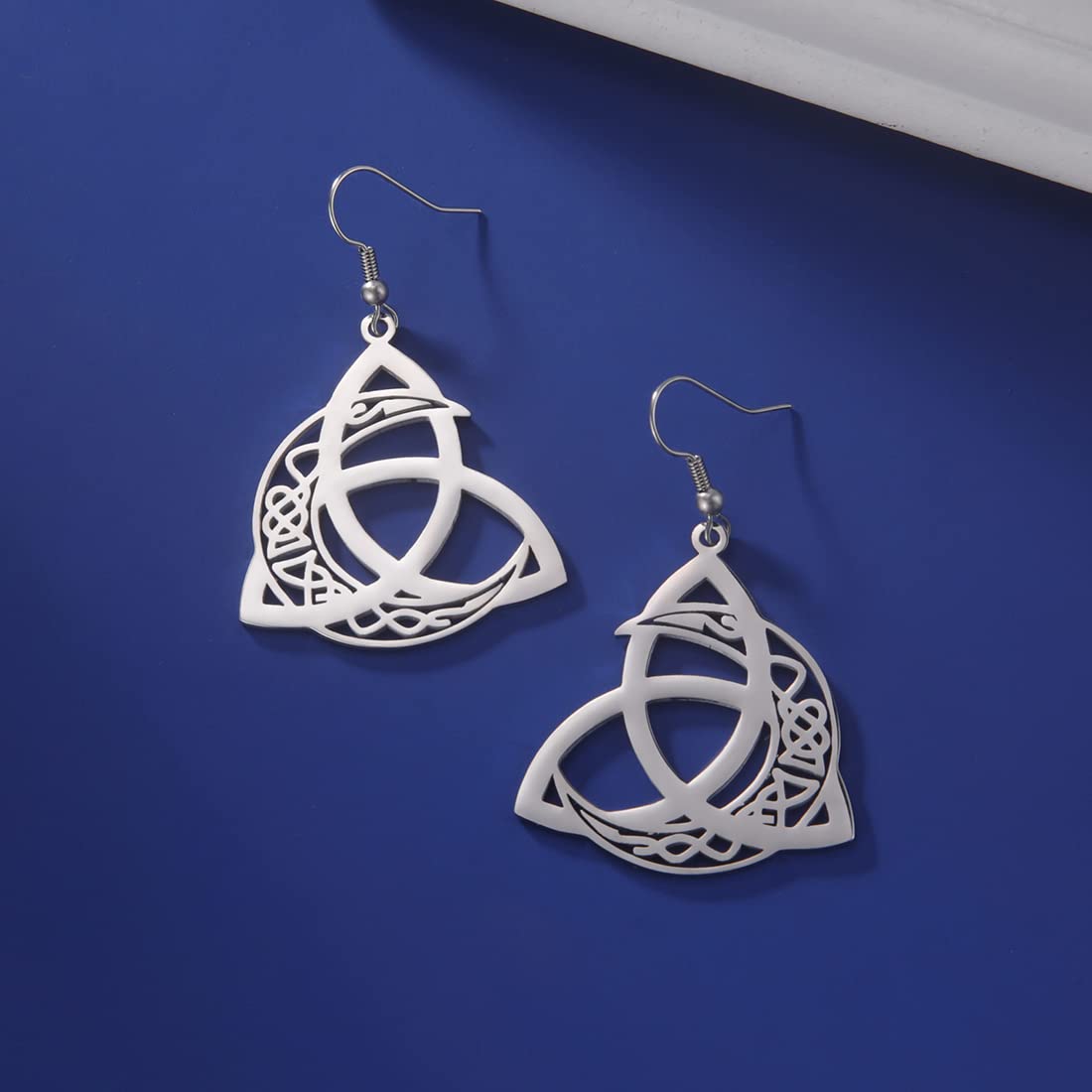EUEAVAN Earrings orecchini luna celtica mezzaluna donna