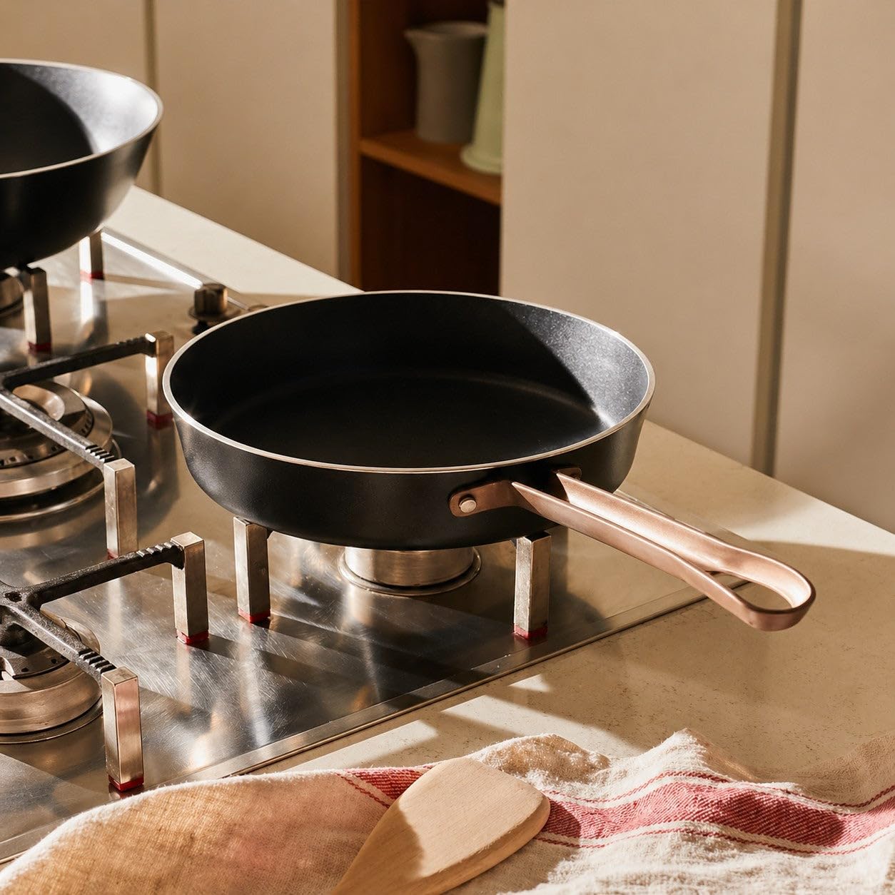 Alessi Edo PU113/20 B Padella Alluminio Antiaderente Marrone